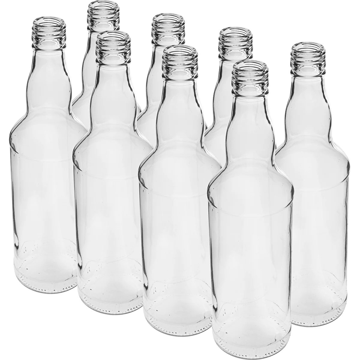 8er-Set 500-ml-Wodkaflaschen