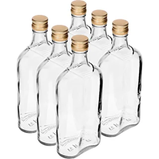 Flachmannflasche 500 ml mit Schraubverschluss, 6 Stück – photo 9