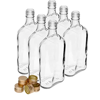 Flachmannflasche 500 ml mit Schraubverschluss, 6 Stück – photo 10