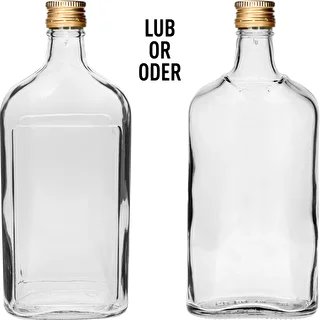 Flachmannflasche 500 ml mit Schraubverschluss, 6 Stück – photo 2