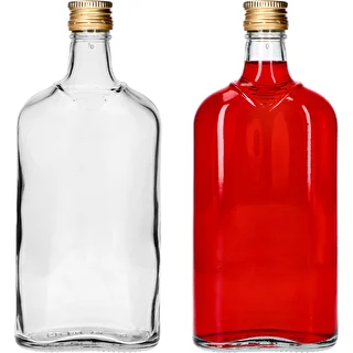 Flachmannflasche 500 ml mit Schraubverschluss, 6 Stück – photo 7