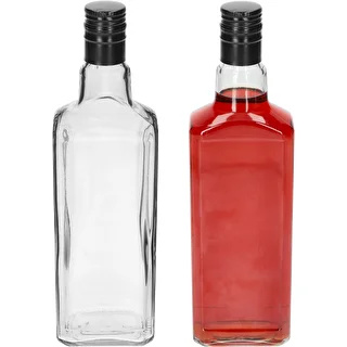 Dekorflasche TYNKTURA 0,5 L, mit langem schwarzem Schraubverschluss Ø 28 mm, 1 Stk. – photo 3
