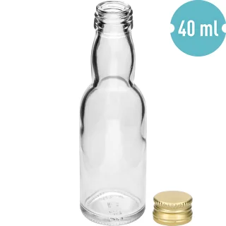 Fläschchen „Maluch” mit goldenem Schraubverschluss, 40 ml, 10 Stück – photo 6