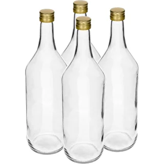 1 L Monopolflasche mit Schraubverschluss fi28 - 4 Stück – photo 1
