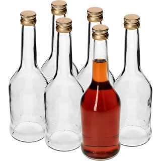 Glasflasche Napoleon 500 ml mit Schraubverschluss Ø 28 mm (fi28), 6 Stück – photo 2