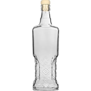 Glasflasche "Kredensowa" 500 ml mit Korken – photo 1