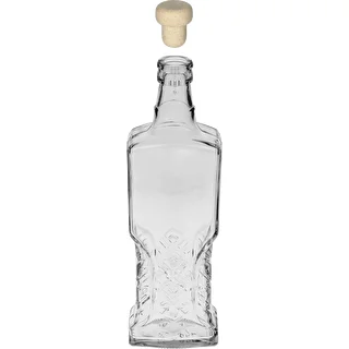 Glasflasche "Kredensowa" 500 ml mit Korken – photo 2