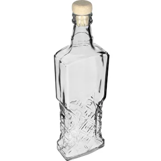 Glasflasche "Kredensowa" 500 ml mit Korken – photo 3