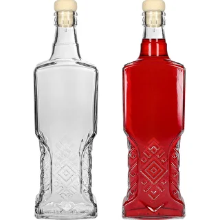 Glasflasche "Kredensowa" 500 ml mit Korken – photo 4