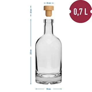 Flasche „Miss Hausbar“ mit Schraubverschluss, 700 ml – photo 6