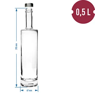 Zeitlose 500-ml-Flasche mit Schraubverschluss, 1 Stück – photo 4