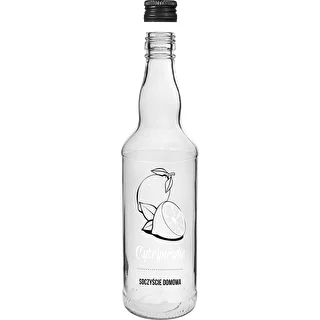 Flasche 500 ml mit Schraubverschluss, Aufdruck „Cytrynówka”, 1 Stück – photo 2