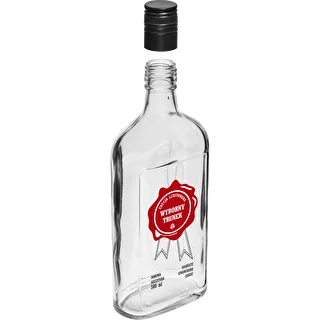 500-ml-Flasche mit Schraubverschluss, Aufdruck „Wyborny Trunek“, 1 Stück – photo 3