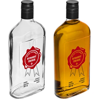 500-ml-Flasche mit Schraubverschluss, Aufdruck „Wyborny Trunek“, 1 Stück – photo 5