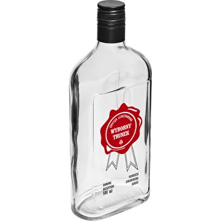 500-ml-Flasche mit Schraubverschluss, Aufdruck „Wyborny Trunek“, 1 Stück – photo 2