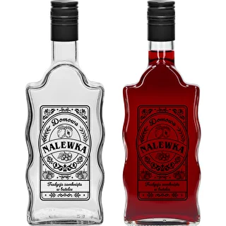Klosterflasche 500 ml mit Schraubverschluss, Aufdruck „Nalewka“, 1 Stück – photo 2