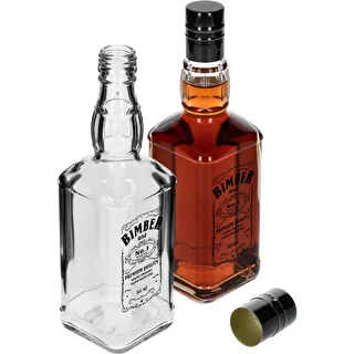 Daniels-Flasche 500 ml mit Schraubverschluss, Aufdruck „Bimber OLD“, 1 Stück – photo 4