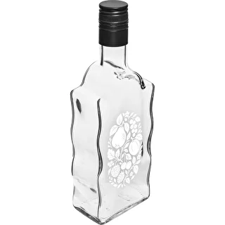 Flasche Klasztorna 500 ml mit Schraubverschluss und Aufdruck „Früchte“, Motiv 1