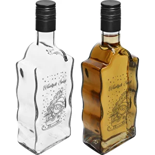 Klasztorna-Flasche 500 ml mit Schraubverschluss, Aufdruck „Weihnachtsmann“, 1 St. – photo 3