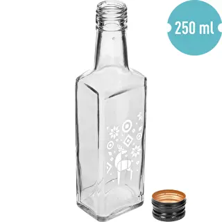 Flasche Receptura, 250 ml mit Schraubverschluss – Weihnachtsrentier – photo 4