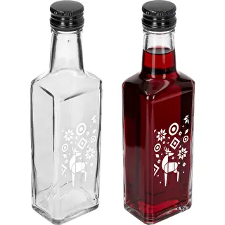Flasche Receptura, 250 ml mit Schraubverschluss – Weihnachtsrentier – photo 3