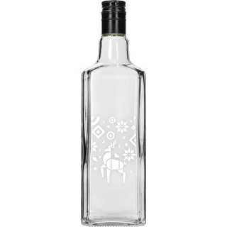 Tynktura-Flasche, 500 ml mit Schraubverschluss – Weihnachtsrentier – photo 1