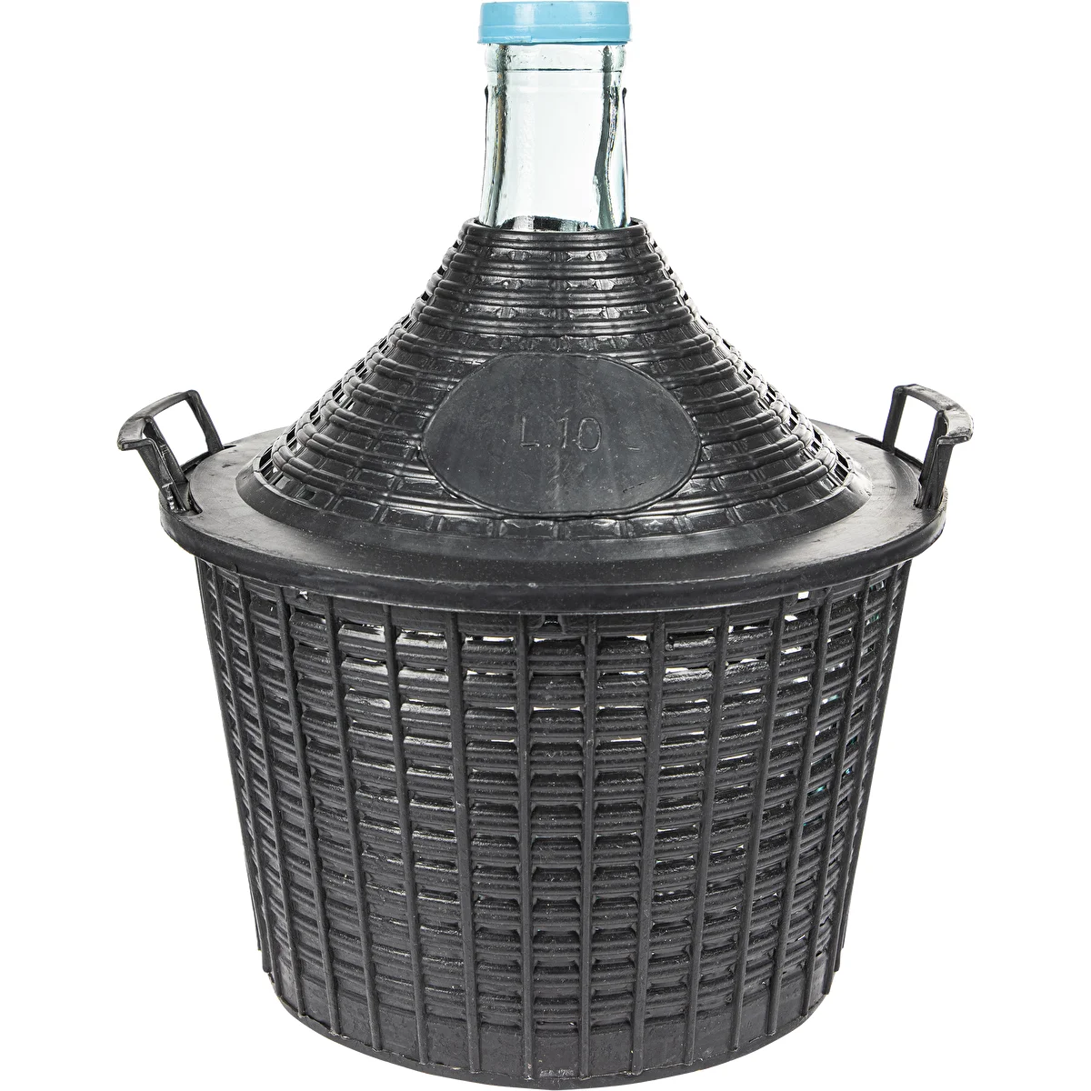 Gärballon 10 L im Kunststoffkorb