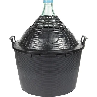 Gärballon 34 l im Kunststoffkorb