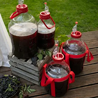 Leichter, bruchsicherer Weinballon mit Griff, 10 L – photo 13