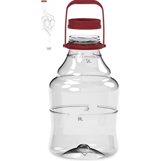 Leichter, bruchsicherer Weinballon mit Griff, 10 L – photo 2