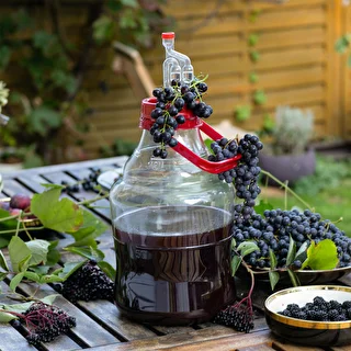 Leichter, bruchsicherer Weinballon mit Griff, 10 L – photo 8