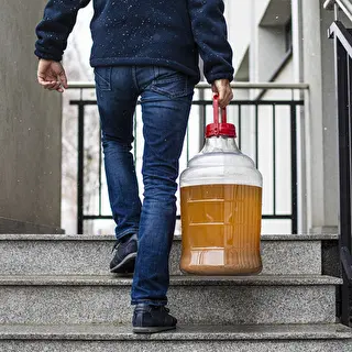Leichter, bruchsicherer Weinballon mit Tragegriff, 25 L – photo 16