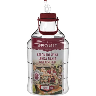Leichter, bruchsicherer Wein-Gärballon mit Griff, 20 L – photo 3