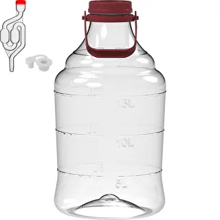 Leichter, bruchsicherer Wein-Gärballon mit Griff, 20 L – photo 2