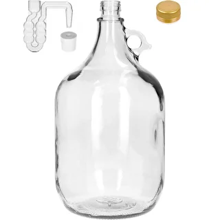Dama 5 L mit Schraubkappe, Korken und Gärrohr – 4 Stück – photo 2