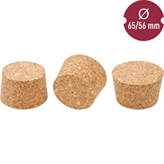 Korken aus Naturkork 65/56 mm – photo 2