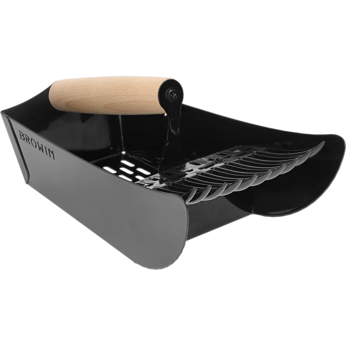 Beerenpflücker für kleine Früchte, Metall, schwarz