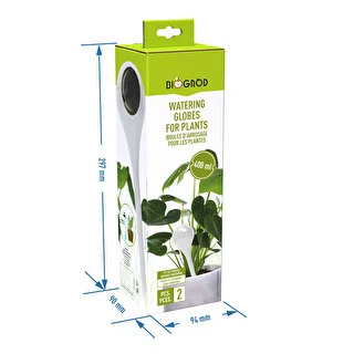 Bewässerungskugeln für Pflanzen, transparent, 400 ml, 2 Stück – photo 6
