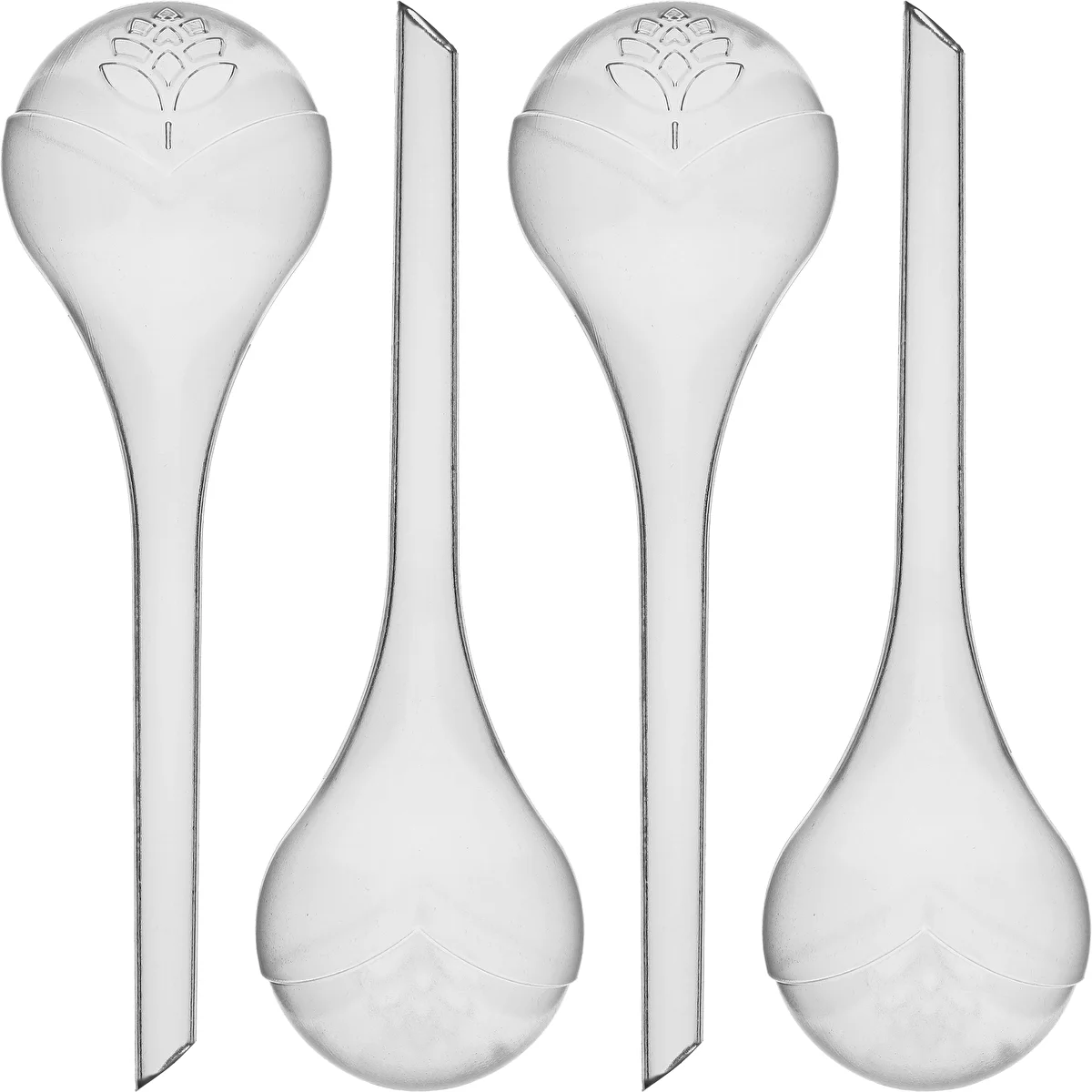 Bewässerungskugeln, transparent, 400 ml, 4 Stück