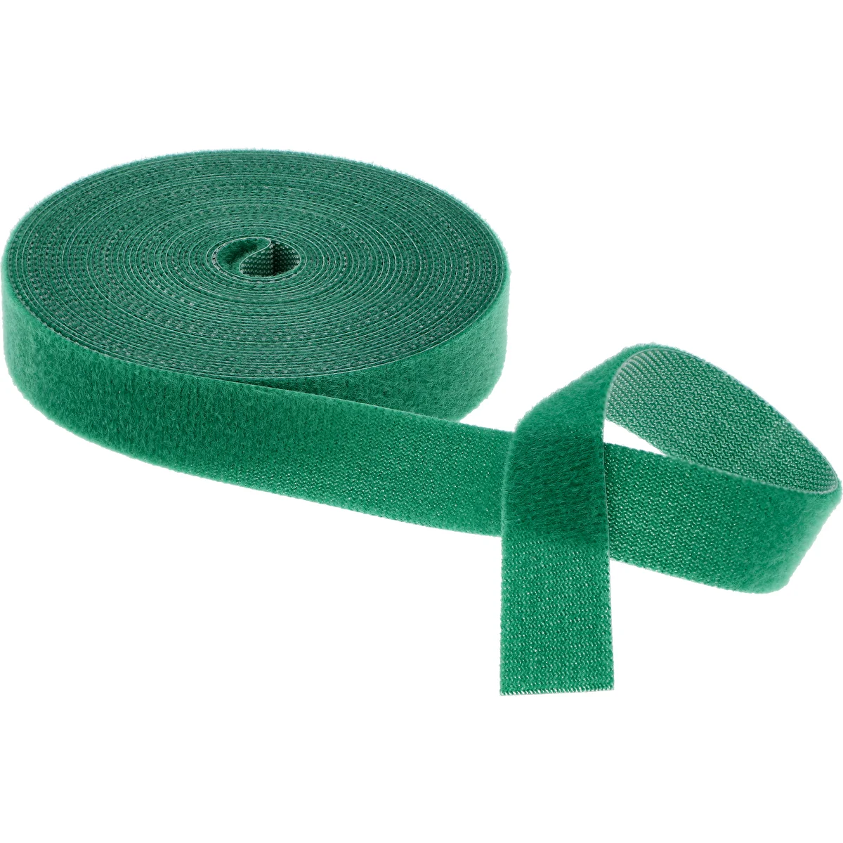 Garten-Klettband, grün, 15 mm x 5 m