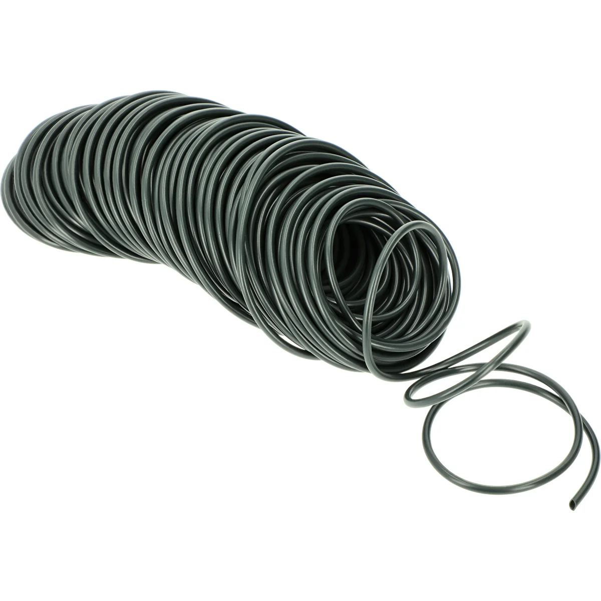 Gummi-Bindeschlauch für den Obstbau, dunkelgrün, 25 m x 3 mm