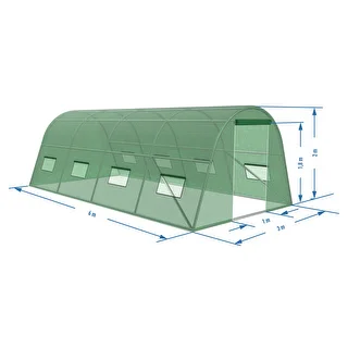 Garten-Gewächshaus (Folie) 3x6x2 m – photo 16