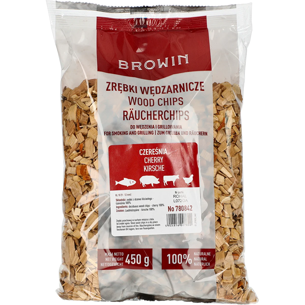 Räucher-/Grillchips, Kirsche, 450 g, Kl. 10