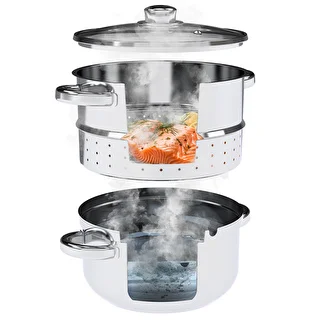 Edelstahl-Dampfentsafter mit Dampfgarer, 5 L – photo 7