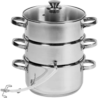 Edelstahl-Dampfentsafter mit Dampfgarer, 5 L – photo 2