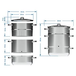 Edelstahl-Dampfentsafter 8 l – photo 8