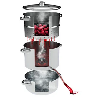 Edelstahl-Dampfentsafter 8 l – photo 4