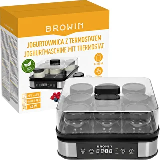 Joghurtbereiter mit Thermostat, 9 Gläser, 1,6 l – photo 9