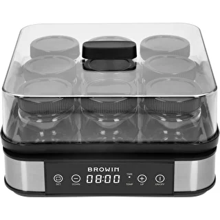 Joghurtbereiter mit Thermostat, 9 Gläser, 1,6 l – photo 2
