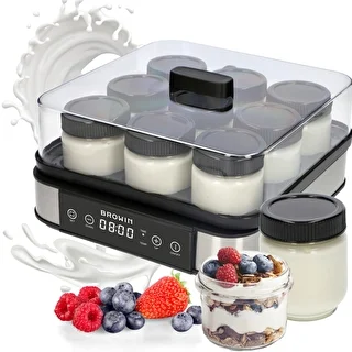 Joghurtbereiter mit Thermostat, 9 Gläser, 1,6 l – photo 7